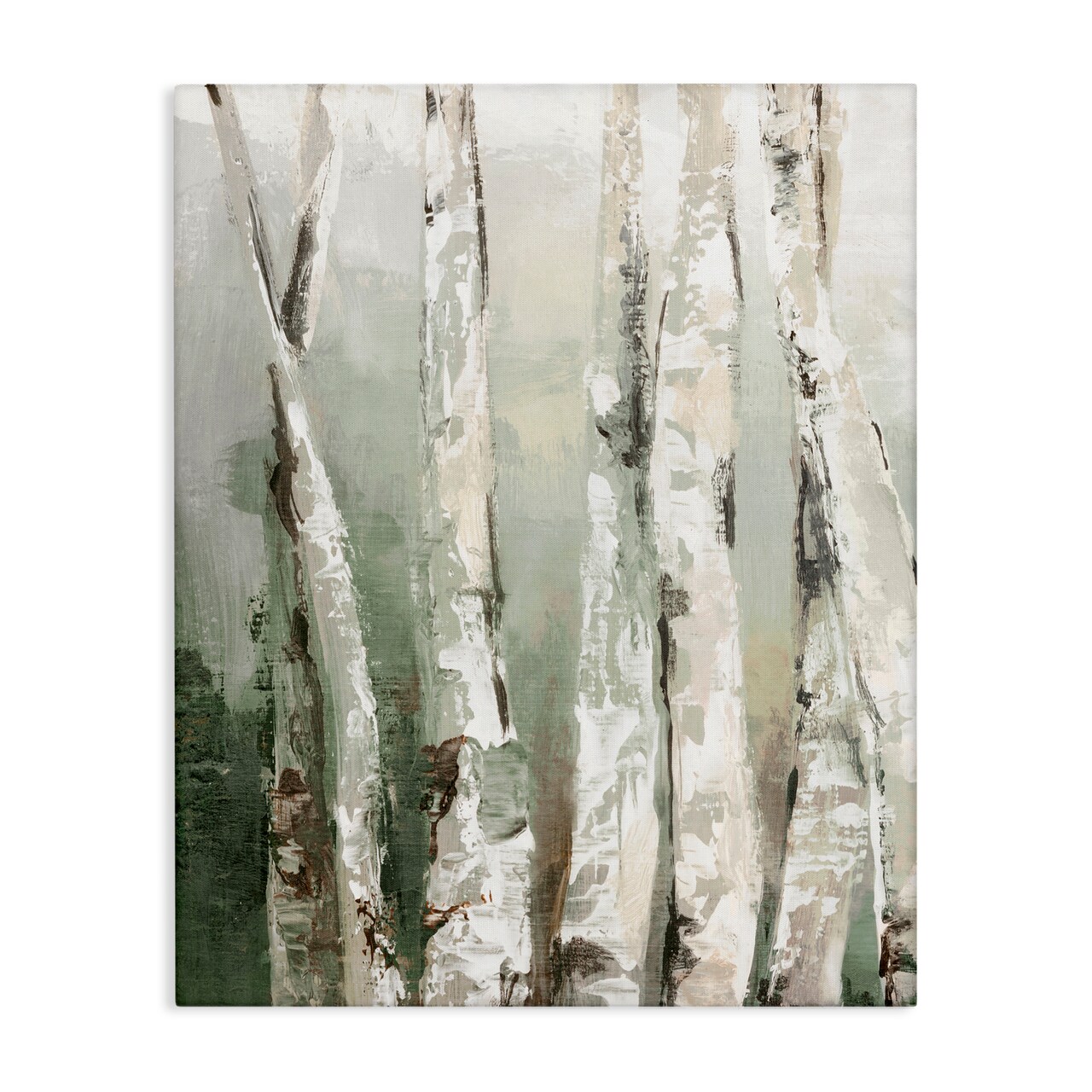 Stupell Industries Birch Green Forest Canvas, design by Luna Mavis